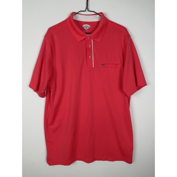 Callaway Other - Callaway Mens  Short Sleeve front pocket Golf Polo Shirt Size XL‎